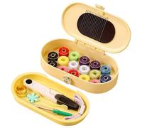 Sewing Kit for Adults | 21 Piece Portable Supplies with Storage Box | Button Sewing Kit | for Travel Men Women Teens Mom Grandpa Wife Kids Beginner Home Wedding Working Bride