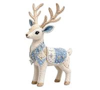 Sewing Kit for Beginners | Cute Reindeer Beginner-Friendly DIY Pre-Cut | Funny Crafting Set | for Adults Kids Teens Party Art Class Desk Shelf Office Home