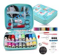Sewing kit,Knitting Needles,Compact Sewing Organizer, DIY Sewing Essentials Alpaca Pattern Sewing Kit Portable Home Travel Sewing Supplies Accessories Set for Beginners