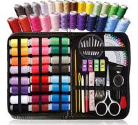 SEWING KIT, Over 100 XL Quality Sewing Supplies, 30 XL Spools of Thread, XL sewing kit for DIY, Beginners, Emergency, Kids, Summer Campers, Travel and home
