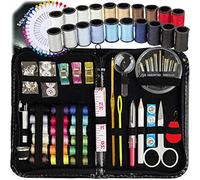 Sewing KIT, Over 130 DIY Premium Sewing Supplies, Mini Sewing kit, 38 Spools of Thread - 20 Most Useful Colors & 18 Multi Colors, Extra 40 Quality Sewing pins, Travel, Kids, Beginners