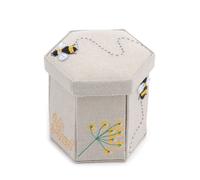 Hobby Gift Sewing Kit Bee Applique Hexagon – Victorian Style, With Contents – Natural
