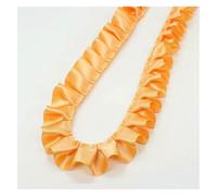 Sewing lace Edging， Ruffled Pleated Lace Trim,5Yard 2.5CM Wide Ribbon Fold DIY Garment Accessories(Gold,5Yard)