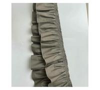 Sewing lace Edging， Ruffled Pleated Lace Trim,9cm Pure Cotton Ruffles Cloth(Coffee,3meter)