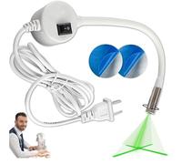 Sewing Laser Vision Guide,Flexible arm 360° Adjustment Adjustable Magnetic Attachment for Sewing Machines,Portable Quilting Light,Hands-Free Precision Sewing & Quilting Notion (cross shape,green)