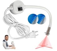 Sewing Laser Vision Guide,Flexible arm 360° Adjustment Adjustable Magnetic Attachment for Sewing Machines,Portable Quilting Light,Hands-Free Precision Sewing & Quilting Notion (cross shape,red)