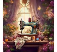 Sewing Machine 120 Piece Jigsaw Puzzles for Adults and Kids, Impossible Puzzle, Jigsaws 120 pieces for adults Gifts, Difficult jigsaw puzzles for The Whole Family