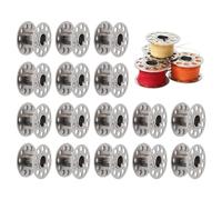 Sewing Machine Bobbin Case,20-Piece Replacement Stainless Steel Bobbins Kit,Sewing Machine Fittings - for Beginners Tailors Designers Men Women Grandma Mom Wife