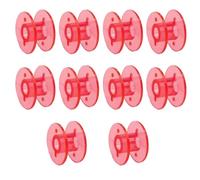 Sewing Machine Bobbin Spool, Sewing Machine Thread Spool Multicolor Pack of 10 30 50 pcs(Red,10pcs)