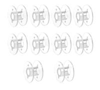 Sewing Machine Bobbin Spool, Sewing Machine Thread Spool Multicolor Pack of 10 30 50 pcs(White,10pcs)