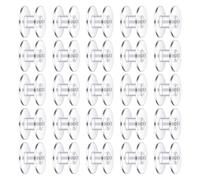 Sewing Machine Bobbins - 25 Pieces Embroidery Thread Spools, Class 15 Organizer | Jewelry Beads Clothes Crafts Adults Cabinet Storage Accessories for DIY Sewing Embroidery Projects Home