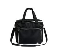 Sewing Machine Carrying Case for Singer/for Brother/for Janome Most Standard Models, Sewing Machine Bag with Removable Padding Pad, Shoulder Strap & Multiple Pockets for Storage - Black (Bag Only)