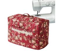 Sewing Machine Case,Protective Dust Tote,with Handle and Pocket Flower Print Sewing Machine Bag | for Travel Home Laundry Room DIY Fabric Project Outside Adult Craft Lover