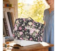 Sewing Machine Cover | Boho Serger Cover Tote,Quilted Sewing Machine Protection - for Travel Indoor Home Workshop Studio Office
