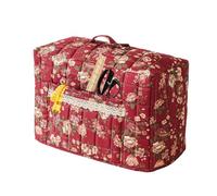 Sewing Machine Cover - Protective Dust Carrier | with Handle and Pocket Vintage Floral Print Sewing Machine Travel Case for Home, DIY, Fabric, Project, Outside, Adult, Craft