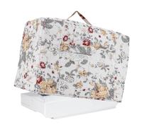 Sewing Machine Dust Cover, Boho Floral Print Carrying Case for Overlocking Machines and Sergers, High Density Sewing Machine Bag, for Use When Travelling, Outdoors, at Home, in the Workshop, in the