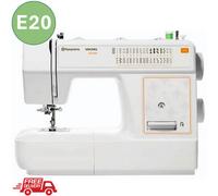Sewing Machine Electric Portable Pedal Home Beginners 32 Stitches Husqvarna E20