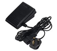 Sewing Machine Foot Pedal Foot Control Pedal & Power Cord for Sewing Machine Plastic Foot Speed Control UK Plug 220V Anti Slip Foot Control Pedal for Operation