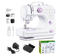 Sewing Machine for Beginner,Mini Sewing Machine Portable Electric Sewings Machines, 12 Stitches Sewings Machine with LED Light, Sewing Accessory Kit for Clothing,Pillowcases, Sheets