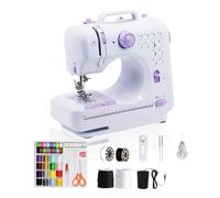 Sewing Machine For Beginners And Kids Mini Electric Household Mending Overlock 12 Stitches Kit Portable Flexible