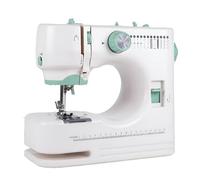 Sewing Machine for Beginners, Portable Electric Sewing Machine with 12 Stitch Patterns, 6 Presser Feet, Foot Pedal, 2 Speed Control for Clothes, Fabrics & DIY Home Sewing