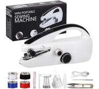 Sewing Machine for beginners, Two Modes, Portable Sewing Machine for Various Fabrics, Quick Clothes Repair for Home DIY & Travel