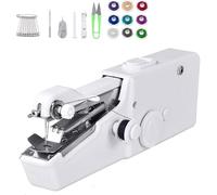 Sewing Machine Hand Sewing Machine Mini Portable Electric with 2 Speeds & USB - Quick Repair for Fabrics, Clothes, Ideal for Beginners, Children, DIY, Travel and as a Sewing Kit Gift