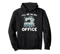 Sewing Machine Ill Be In My Office Funny Tailor Women Men Pullover Hoodie