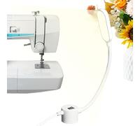 Sewing Machine Lamp - Flexible Lighting Magnetic Socket Stable Connection 360 Degree Rotation Precise Shadowless Durable Visual Comfort - Use Reading Office Living Room Bedroom Sorting