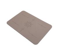 Sewing Machine Mat, 40x60cm/15.7x23.6in Reduce Sewing Machine Vibrations Movement and Slipping PU Rubber Muffling Pad for Quilting Embroidery (Coffee)