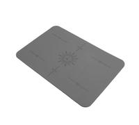 Sewing Machine Mat, 40x60cm/15.7x23.6in Reduce Sewing Machine Vibrations Movement and Slipping PU Rubber Muffling Pad for Quilting Embroidery (Grey)