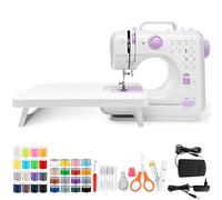 Sewing Machine, Mini Sewing Machine Portable Electric Sewings Machines, 12 Stitches Sewings Machine with LED Light, Sewing Accessory Kit, Ideal for Clothing, Pillowcases, Sheets