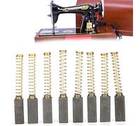 Sewing Machine Motor Carbon Brushes Overedger 10×8×4 100pcs Carbon Motor Brushes Replacement Accessories for Household Sewing Machine