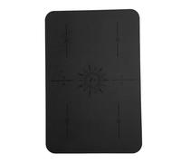 Sewing Machine Muffling Mat, PU Rubber Sewing Machine Foot Pedal Mat Noise Reduction, Non Slip Sewing Machine Pad for Floor, (Black)