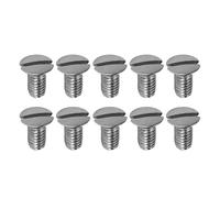 Sewing Machine Needle Plate Screw Replacement, 10Pcs Iron Needle Plate Screws Set, Compatible for 4423 2250 1304 1306 M1500 M2100 M3300 M3330, Sturdy Metal Sewing Accessories for S