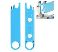 Sewing Machine Needle Threader, Magnetic Quick Threading Tool for Knitting, Automatic Needle Inserter with Easy Guide, Built-in Magnifier, for Home Quilting Clothing Craft