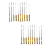 Sewing Machine Needles 20pcs Set, Including 10pcs 70/9 Sewing Needles and 10pcs 90/14 Sewing Needles, Titanium Plated Needles, Suitable for Home Sewing Machines and Sewing Accessories