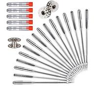 Sewing Machine Needles, 50 PCS Universal Sewing Machine Needle, Compatible with Singer, Brother, Janome, Varmax, Sizes HAX1 65/9, 75/11, 90/14, 100/16, 110/18 (50 PCS)