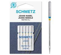 Sewing Machine Needles Schmetz - Jeans (Denim), Size: 110/18 (Single Packet) - Buy 2 Get 1 Free + FREE NEEDLE THREADER & POSTAGE