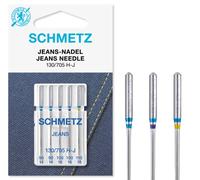 Sewing Machine Needles Schmetz - Jeans (Denim), Various Assorted Sizes 90/14, 100/16 & 110/18, Single Packet
