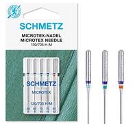 Sewing Machine Needles Schmetz - Microtex (Sharp), Various Assorted Sizes 60/8, 70/10 & 80/12, Single Packet