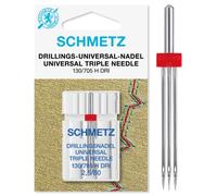 Sewing Machine Needles Schmetz: Triple, Size 2.5/80, Single Packet
