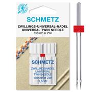 Sewing Machine Needles Schmetz - Twin, Size: 1.6/70, 3 Packets for The Price of 2! Includes Large Schmetz Needle Threader