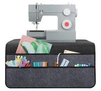 Sewing Machine Pad 60x60cm Felt 6 Compartments Grey(2pc)