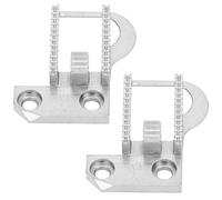 SEWING MACHINE PARTS NEEDLE PLATE FEED DOG FINE TEETH SINGER 974 2PCS FOR HOUSEHOLD PROFESSIONAL SEWING IRON COLOR 2PC