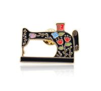 Sewing Machine Pin Brooch Sewing Lover Seamstress Gift Tailors Gift for Crafter Lovers Cute Sewing Accent Jewelry, SAME, Metal, unknow