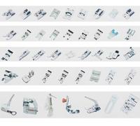 Sewing Machine Presser Feet 42 Pcs Set - Multi-functional Choices, 42 Presser Footfor Brother, Singer, Janome, Toyota, and Most of Low Shank Sewing Machines