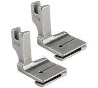 Sewing Machine Presser Foot 2Pcs Gathering Pleated Shirring Presser Foot Replacement Piping for Sewing Machine Quilting Supplies