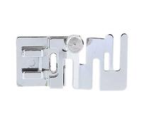 Sewing Machine Presser Foot | Adjustable Guide Groove for Elastic Fabric & Piping | Metal Presser Foot for Home Sewing/Quilting/Crafting | 4.7x2.5cm Universal Fit