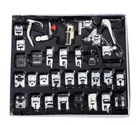 Sewing Machine Presser Foot Set 32pcs Low Shank Kit Domestic with Zipper Quilting Hemming Feet